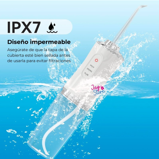 Irrigador Oral Recargable Una Boquilla