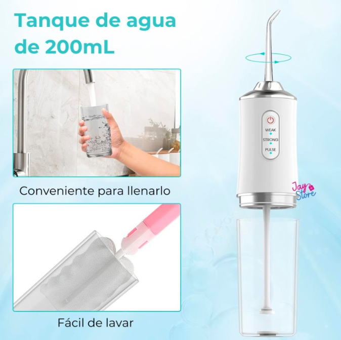 Irrigador Oral Recargable Una Boquilla