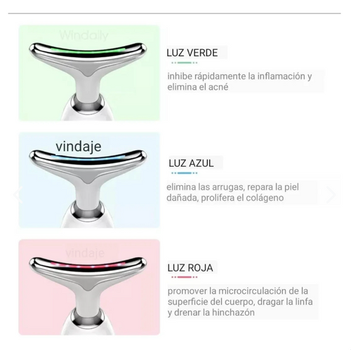 Masajeador Facial reductor de arrugas